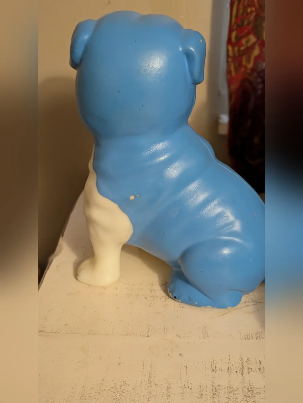 Target Valentines Blow Mold Bulldog Plastic